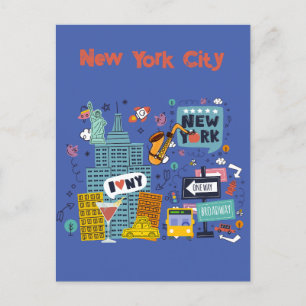 Saludos desde la postal de Nueva York
