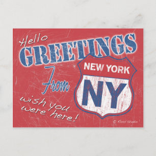 Saludos desde la postal de Nueva York
