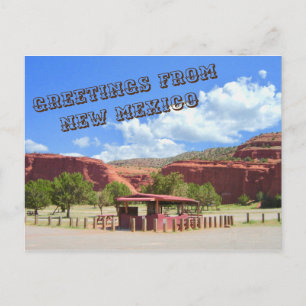 Saludos desde la postal de Nuevo México
