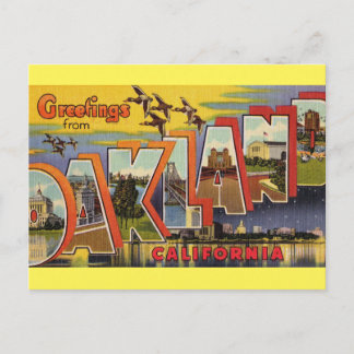 Saludos desde la postal de Oakland California