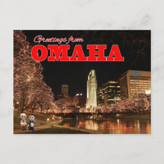 Saludos desde la postal de Omaha Tales