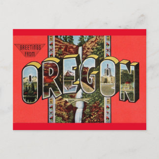 Saludos desde la postal de Oregon