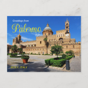 Saludos desde la postal de Palermo Italia