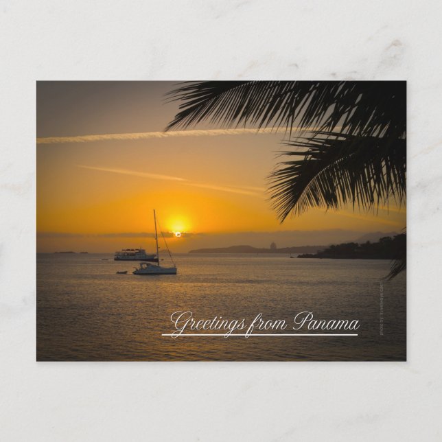 Saludos desde la postal de Panamá (Anverso)
