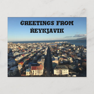 Saludos desde la postal de Reykjavik