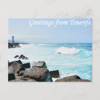 Saludos desde la postal de Tenerife