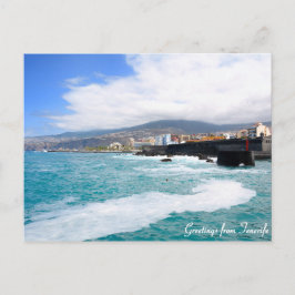 Saludos desde la postal de Tenerife