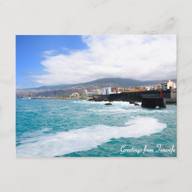 Saludos desde la postal de Tenerife (Anverso)