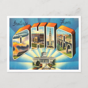 Saludos desde la postal de viaje de Ohio
