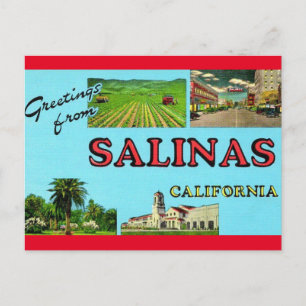 Saludos desde la postal de viaje de Salinas Califo