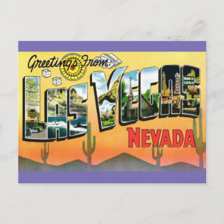 Saludos desde la postal de viajes de Las Vegas Nev