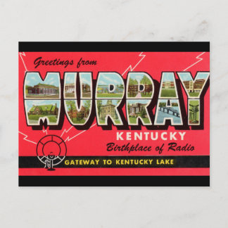 Saludos desde la postal de viajes de Murray Kentuc