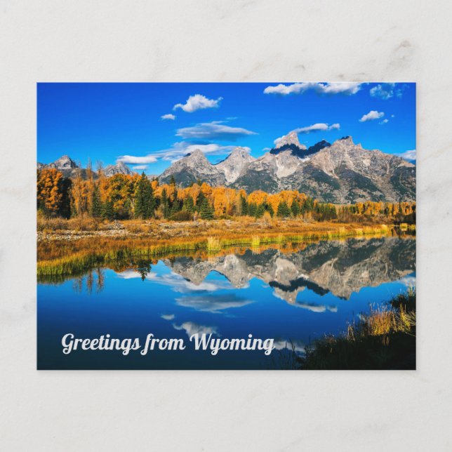 Saludos desde la postal de Wyoming (Anverso)