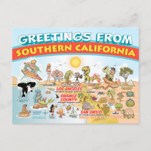 Saludos desde la postal del sur de California