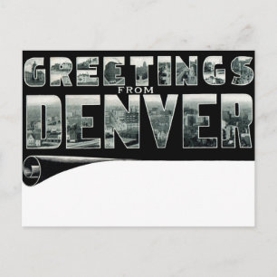 Saludos desde la postal DENVER