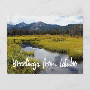 Saludos Desde La Postal Fotográfica De Idaho