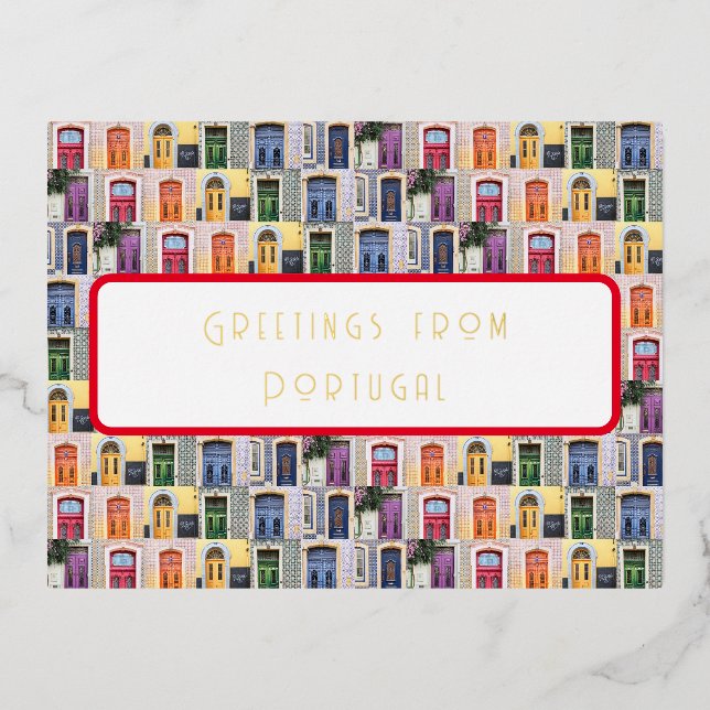 Saludos desde la postal portuguesa (Anverso)