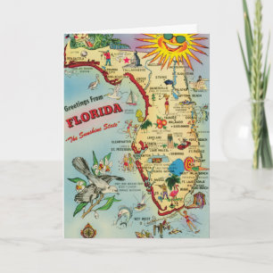 Saludos desde la tarjeta de Florida
