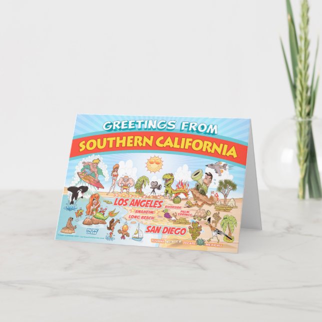 Saludos desde la tarjeta en blanco del sur de Cali (Anverso)