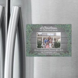 Saludos desde la tarjeta magnética de la foto de l