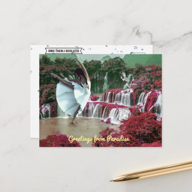 Saludos desde la tarjeta postal del paraíso (Anverso/Reverso In Situ)