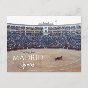 Saludos desde Madrid España Tarjeta postal 
