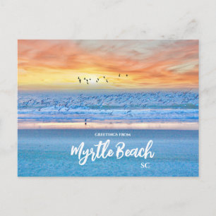 Saludos desde Myrtle Beach, SC Tarjeta postal de v