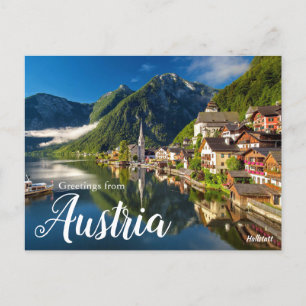 Saludos desde postal de Hallstatt Austria