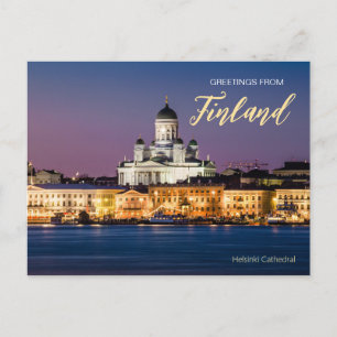 Saludos desde Postal Escénico de Helsinki Finlandi