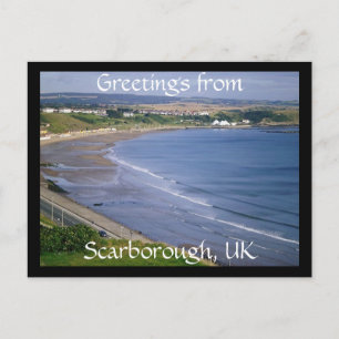 Saludos desde Scarborough, postal del Reino Unido