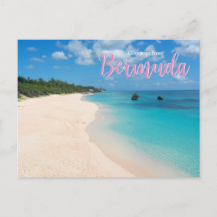 Saludos desde Tarjeta Postal Escénica de Bermudas