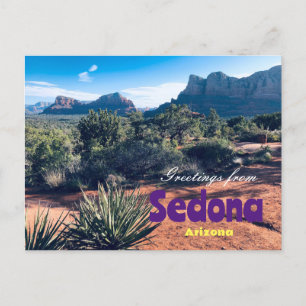 Saludos desde Tarjeta Postal Escénica de Sedona Ar