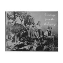 Saludos desde toda la tarjeta postal