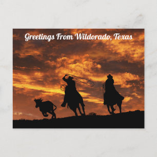 Saludos desde Wildorado, Texas Tarjeta Postal