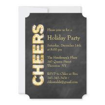 Saludos en la invitación a la fiesta de Navidad en