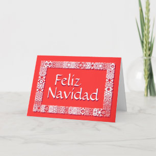 Saludos Feliz Tarjeta De Navidad. Saludo dentro
