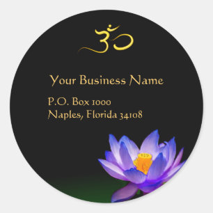 Saludos holísticos, pegatinas Om