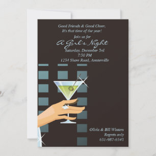 Saludos - Invitación a la fiesta de cócteles