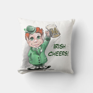 ¡Saludos irlandeses! Almohada del Día de San Patri