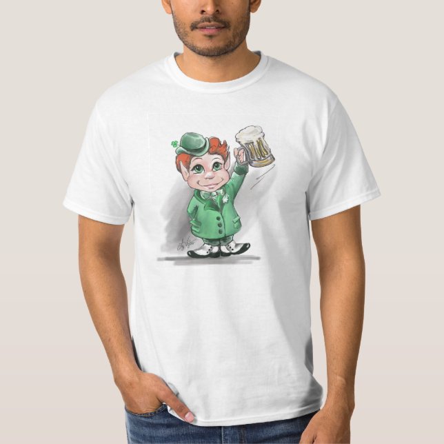 ¡Saludos irlandeses! Camiseta de San Patricio (Anverso)