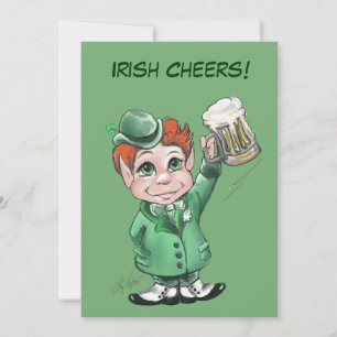 ¡Saludos irlandeses! Invitaciones a la fiesta de S