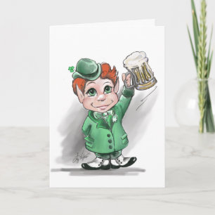 ¡Saludos irlandeses! Tarjeta de felicitación por e