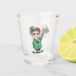 ¡Saludos irlandeses! vaso de chupito