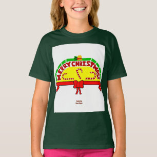 Saludos navideños Chicas Bosque Profundo Camiseta