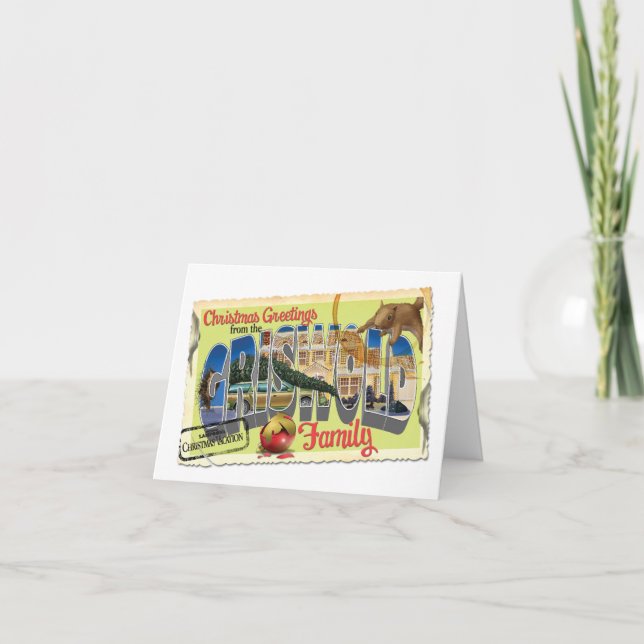 Saludos navideños de la familia Griswold (Anverso)