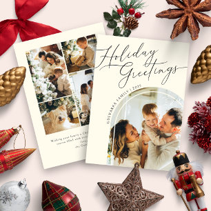 Saludos Navideños Familia Cinco Foto Navidad