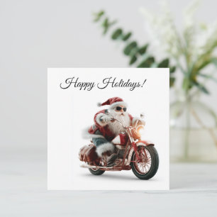 Saludos Navideños Personalizados de Santa en Motoc