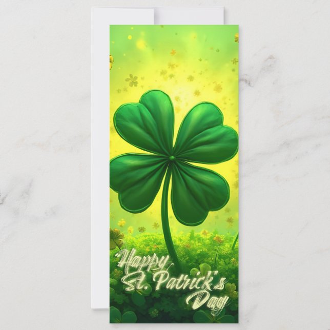 Saludos para el Día de San Patricio (Anverso)
