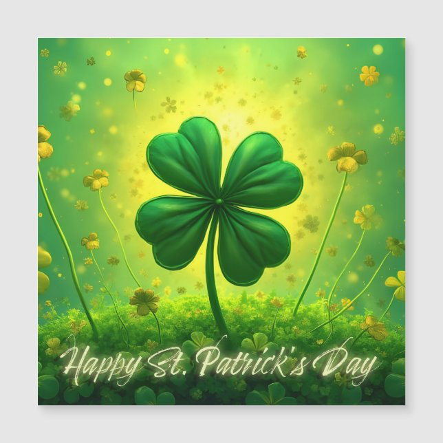 Saludos para el Día de San Patricio (Anverso)