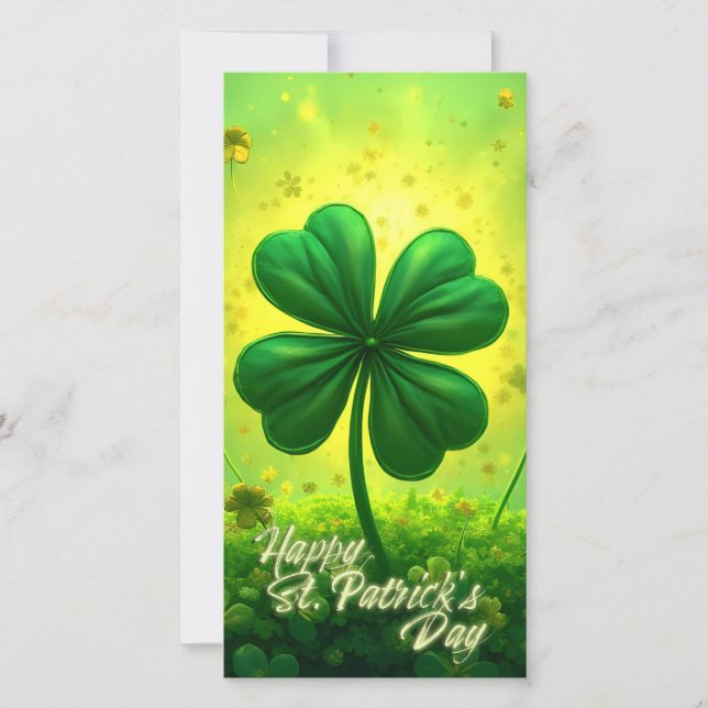 Saludos para el Día de San Patricio (Anverso)